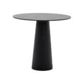Container table low black round